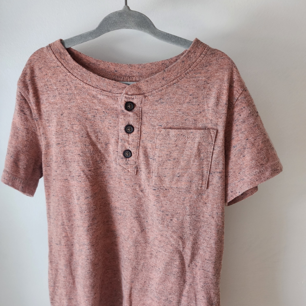 Cat & Jack Pink Henley Kids Shirt